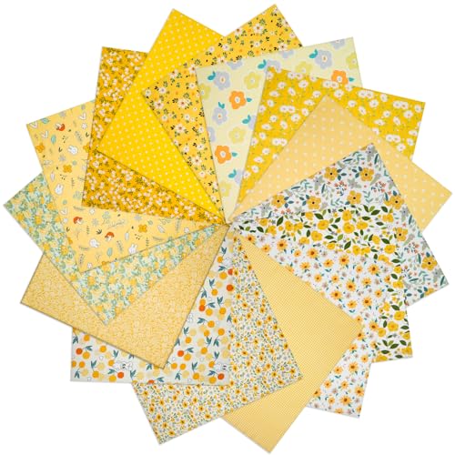 Biutee Yellow Fat Quarter Bundle