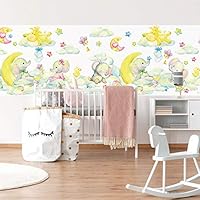 Autocollant Mural Bande Jungle 30x130 Cm KINA - Pour Chambre D'enfant, Décoration Meubles, Repositionnable