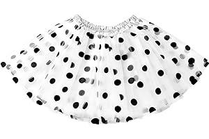 Women's White Polka Dot Tutu