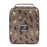 202 Colored Pencils Pencil Case / 136 Color Gel pens Pen Bag/Marker Organizer - Universal Artist use Supply Zippered Large Capacity Slot Super Big Professional Storage qianshan Coffee Cat