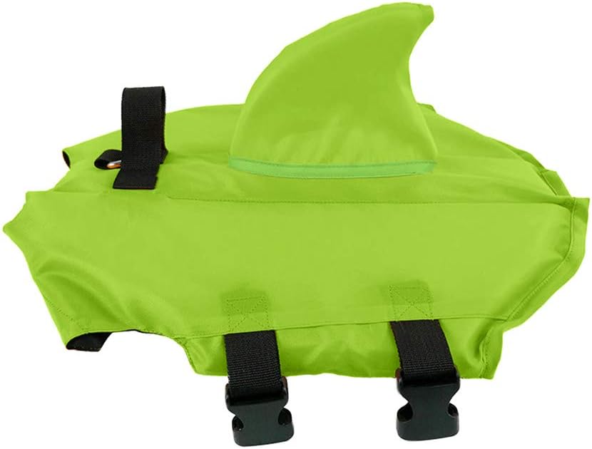 FONLAM Dog Life Jackets High Visibility Pet Safety Vests Puppy Swimsuit Small and Medium Dogs Lifejackets Swimming Vacation Shark (Medium - Image 4