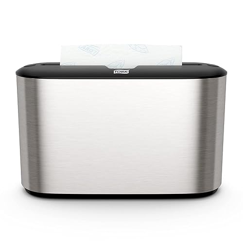 Dispensador de toallas de papel Tork Xpress de acero inoxidable, diseño compacto, se ajusta a toallas de mano H2, ideal para uso doméstico, unidad