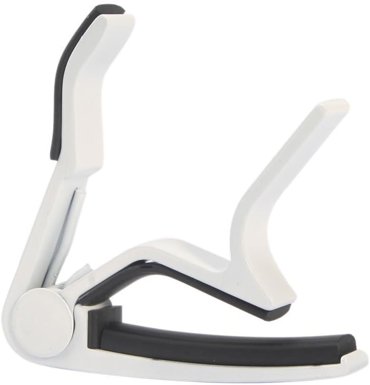 Guitar Picks Guitar Capo Acoustic Guitar Accessories Trigger Capo Key Clamp White With 6 Pcs Guitar Picks