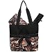 New Design Camo Quilted 3pcs Diaper Bag-black