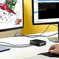 Miuzei Gehäuse für Raspberry Pi 4B, Aluminium Passivkühlung, 8/4/2GB – Ansicht 8