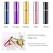 Produktbild 10ML Parfümzerstäuber Nachfüllbare Parfüm Zerstäuber Aluminium Taschenzerstäuber Sprühflasche, 5 Stück Mini Reisen Portable Leer Parfüm Zerstäuber für Flugreisen oder Nacht heraus