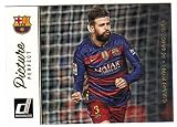 2016 Donruss Picture Perfect #32 Gerard Pique FC Barcelona Soccer Card