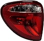 Evan-Fischer Tail Light Assembly Compatible with 2004-2007 Dodge Grand Caravan Driver Side