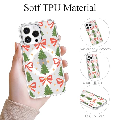 Coque iPhone 16 Pro Max MagSafe transparente dos rigide antichoc motif arbre