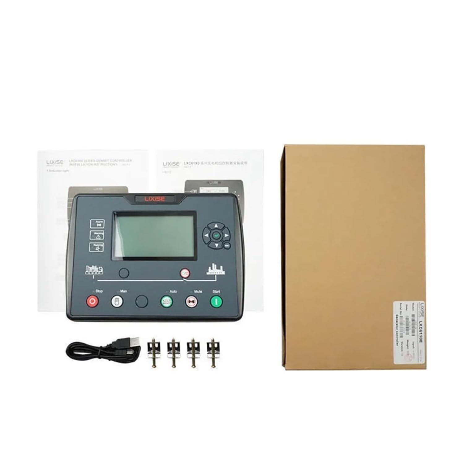 LXC6110E AMF Diesel Generator Set Controller auto Start Controller genset Parts Electronic intelligentpanel LXC6120E(LXC6110E)