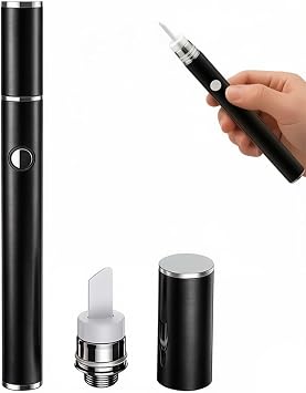 Hot Knife Dab Tool for Wax, Portable Rechargeable Heated Pen Kit with Replaceable Ceramic Tip, Type-C Cordless Electric Cutting Accessories for Soap, DIY Crafting & Carving 1 Set