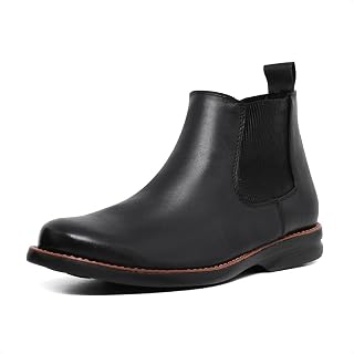 Botina Bota Chelsea em Couro Masculina Elástico
