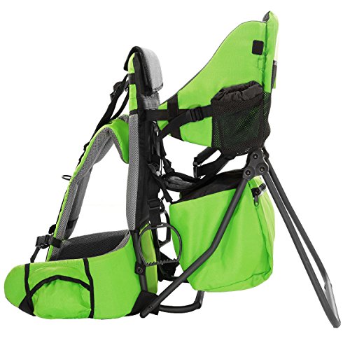 Clevrplus Cross Country Baby Backpack Hiking Child Carrier Toddler Green #TOP2