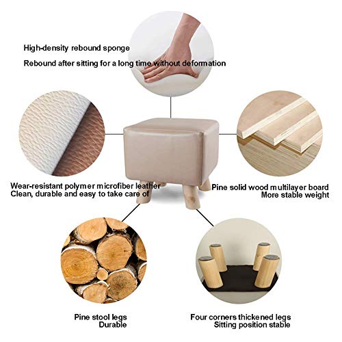 Pouf carré en bois pour optimiser l'espace des petits salons - 3