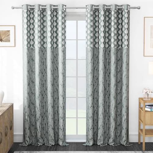 MollisHomes Door Curtain 9 Feet Pack of 1