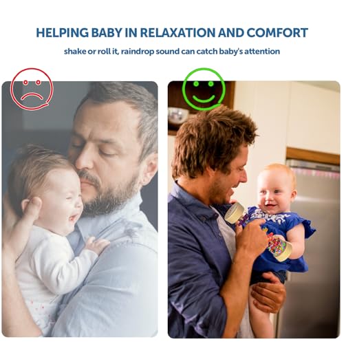 image for GRESEESM Rain Stick, Montessori Baby Toys for 6-12 Months 1 Year Old, 