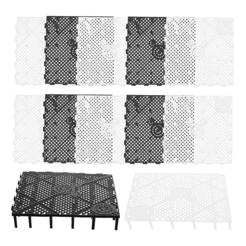 COSMEVIVI 12個 魚 水槽 底 フィルター プレート 魚 水槽 アクセサリー 魚 水槽 グリッド 仕切り 水槽 クレート フィルター ボード 水槽 フィルター 底 水槽 仕切り ボード 水槽