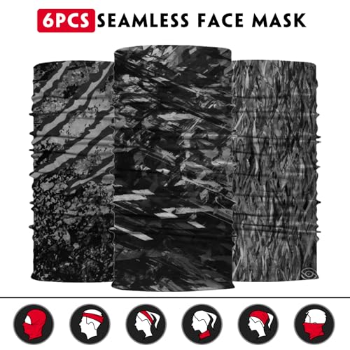 Image of Neck Gaiter for Men Women Headwear Bandana Head Wrap Face Scarf Mask Cover Warmer Balaclava-Seamless & Versatile