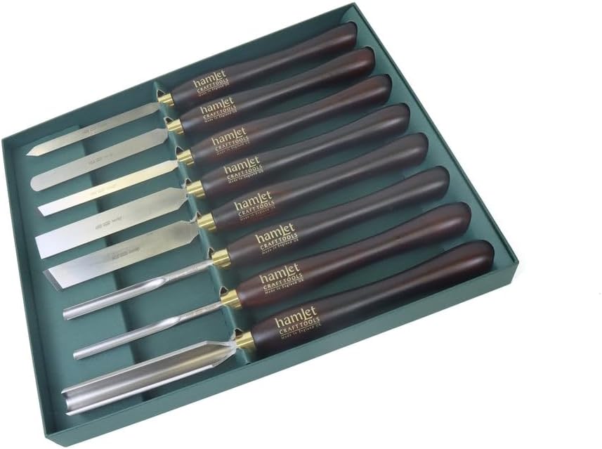 8-Piece Wood Turning Tools Boxed Set by Henry Taylor (HCT167)