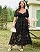 EYWOL Plus Size Wedding Guest Dresses for Curvy Women - Black Cocktail Dress - Plus Size Black Prom Dresses - Evening Ball Gowns - Formal Dress