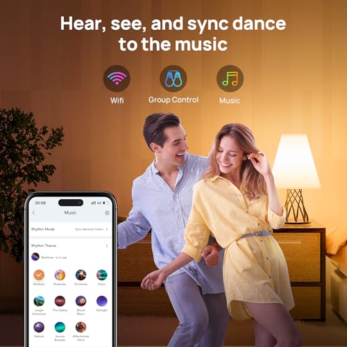 Lighting Consciot Smart Light Bulbs, WiFi Bluetooth Color Changing LED Light Bulb, Music Sync, 60W Equivalent Smart Bulb, A19 E26 RGBTW Light Bulbs That Works with Alexa/Google Home/Apple Home/Siri, 3 Pack SmartThings Compatible Lighting Consciot Smart Light Bulbs, WiFi Bluetooth Color Changing LED Light Bulb, Music Sync, 60W Equivalent Smart Bulb, A19 E26 RGBTW Light Bulbs That Works with Alexa/Google Home/Apple Home/Siri, 3 Pack SmartThings Compatible