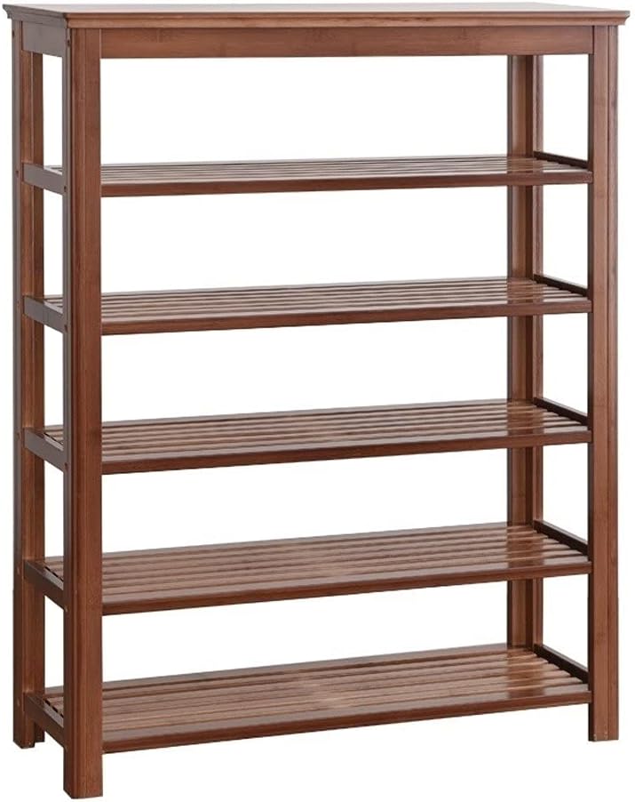 Free Standing Shoe Racks Shoe Closet Six-Layer Simple Shoe Rack Economic Shoe Cabinet Corridor Living Room Household Storage Rack Shoe Organizer for Closet Floor (Size : Large) ()