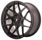 Size: 17" Japan Racing JR18 Matt Black - 17x8 ET25 4x108/4x100 Llantas de aleación (Competición)