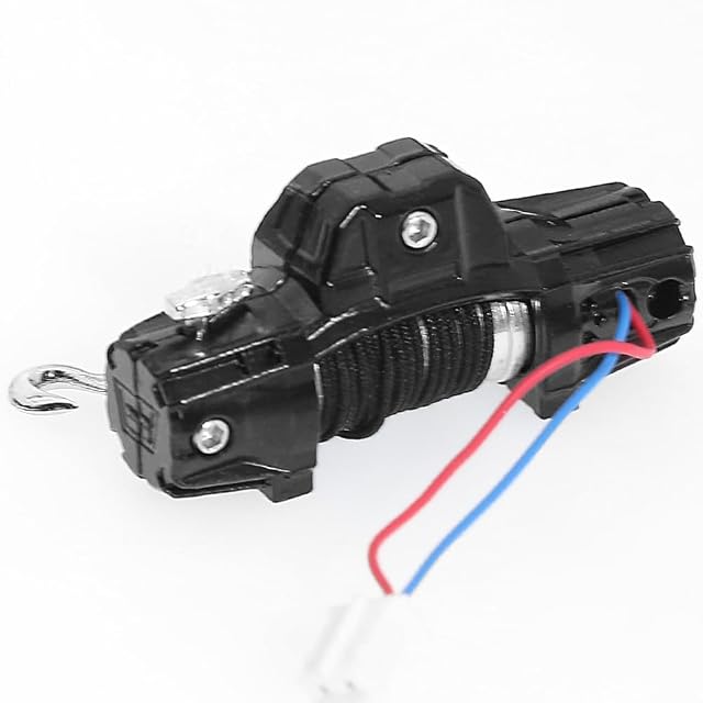 Foto 4 de 8 de GNURBDILFO Cabrestante simulado de simulación automática de metal para 1/18 TRX4M 1/24 RC accesorios…