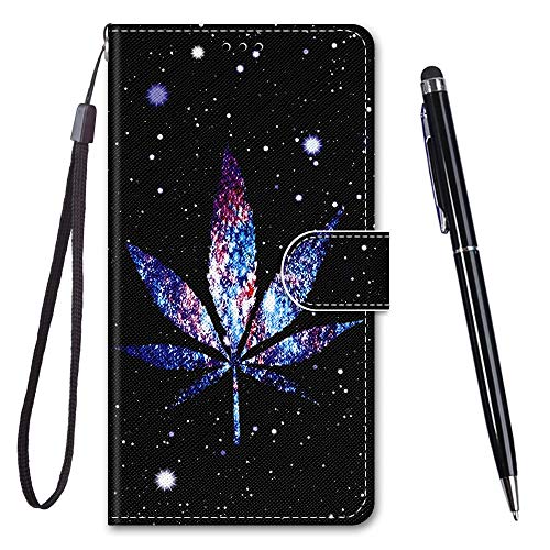 TOUCASA für Honor 7X Hülle, Handyhülle für Honor 7X,Premium Brieftasche PU Leder Flip [Kreativ Gemalt] Stoßfeste Hülle Handytasche Klapphülle für Huawei Honor 7X,Rosskastanie