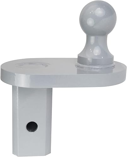 Extensor de bola de enganche de remolque de cuello de cisne de 4 pulgadas para 2-516 pulgadas, compatible con agujeros de 2-12 compatible con B y W