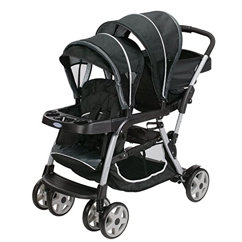 Image of Graco Ready2Grow LX Double Stroller | Lightweight Double Stroller, Gotham