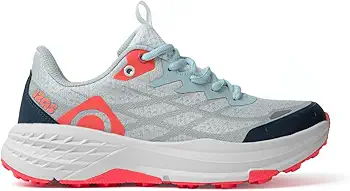 Eagle W Zapatillas de Mujer para Senderismo y Outdoor. Calzado Deportivo Ligero y Cómodo para Montaña. Zapatillas Transpirables y Resistentes. Color Azul Claro/Azul Marino