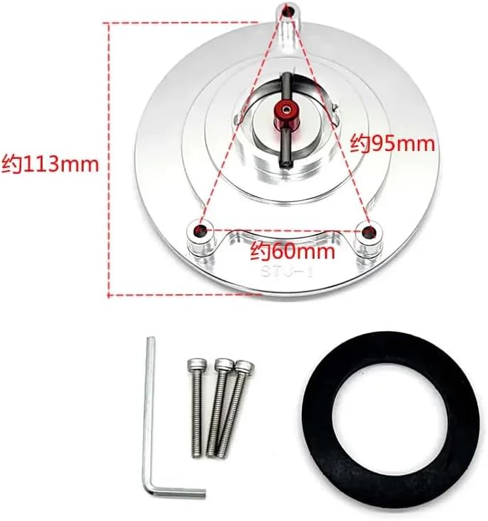 Motorcycle New CNC Aluminum Fuel Gas CAPS Tank Cap Tanks Cover With Rapid Locking For HONDA CBR 600 F4I F4 F3 F2 (Silver and Black)