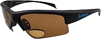 Vista 1 de Global Vision BluWater - Lentes de sol bifocales polarizados para hombres y mujeres, lentes de pesca con bifocales +2.0 de aumento con montura negra