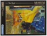 puzzle kunst Lieferumfang: 1 x van Gogh – Caféterrasse bei Nacht 1000 Teile Museum Collection, malerisches Denkspiel für Erwachsene und Kinder ab 14 Jahren von Clementoni.