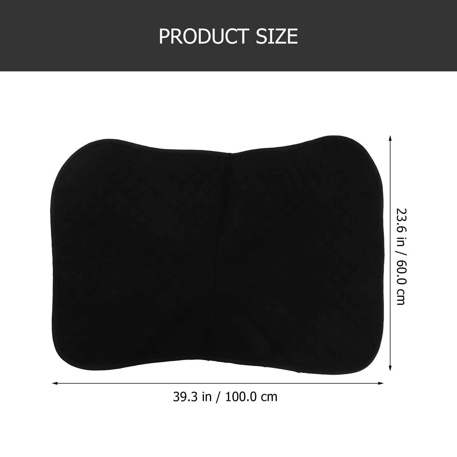 Veemoon Sottosella Antiscivolo per Cavalli Flessibile e Riutilizzabile, Cuscino Traspirante con Fascia Elastica per Protezione Schiena e Comfort Durante L’equitazione