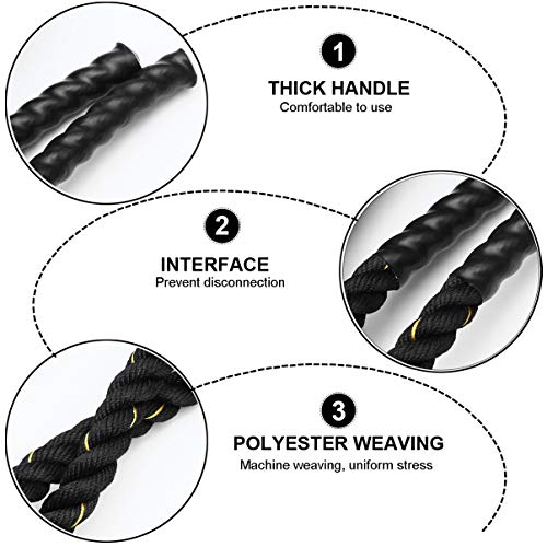 BESPORTBLE 1 conjunto de corda de treinamento para academia pesada para treino corporal, corda de po