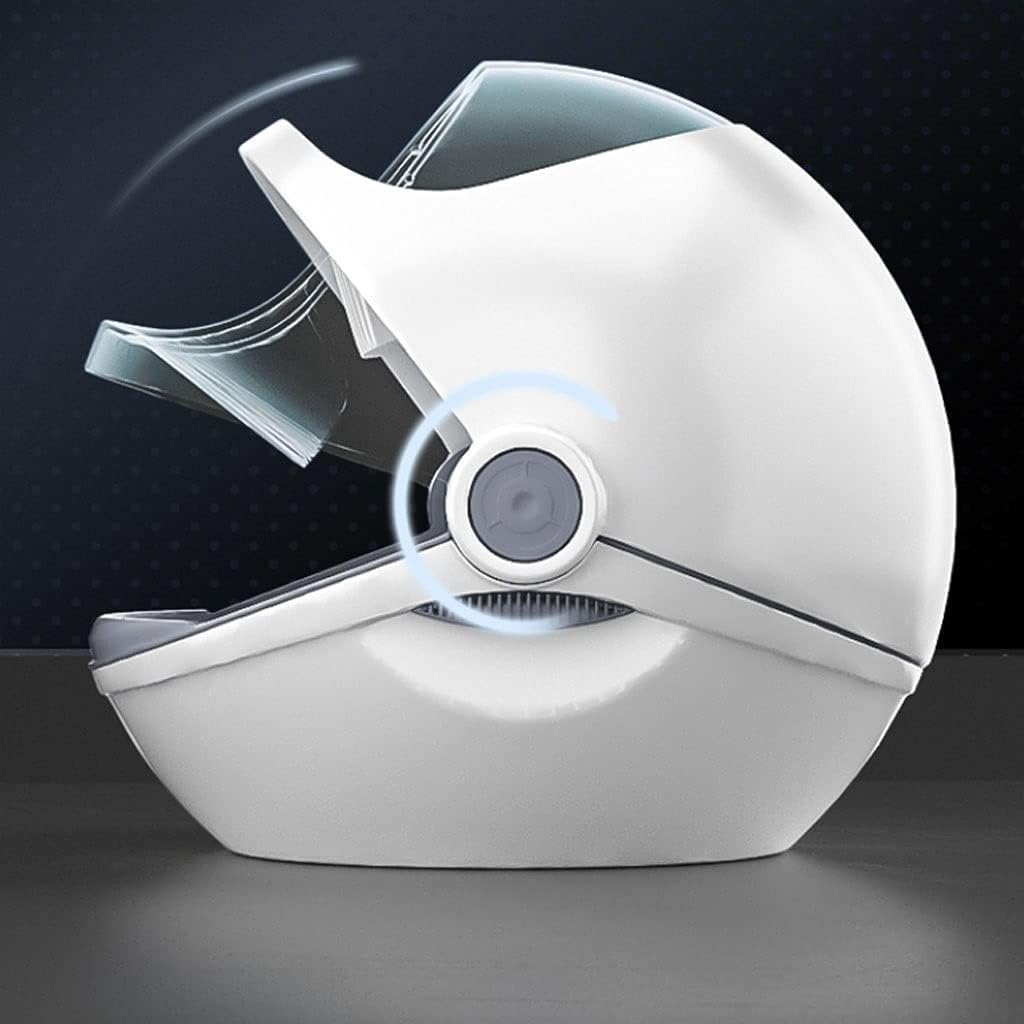 Pet ToiletFully Enclosed Extra-Large Space Capsule Splash-Proof Deodorant and Deodorant Cat Litter Clamshell Cat Toilet Dog Pee Pads (A)