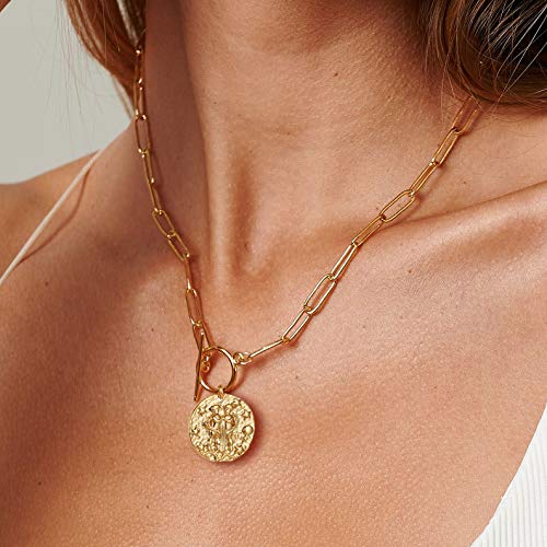 Image of Handmade 14K Gold Plated Simple Delicate Ornate Circle Bar and Cross Choker Necklace for Womens, Brass Silver Brass, Unknown