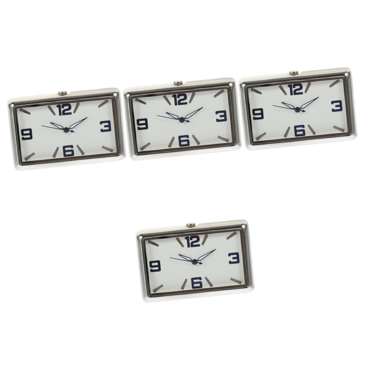 SOLUSTRE 4piezas Reloj Analógico De Tablero Para Coche Reloj De Salpicadero y Decorativo Para Vehículo Instalación y Automóviles y