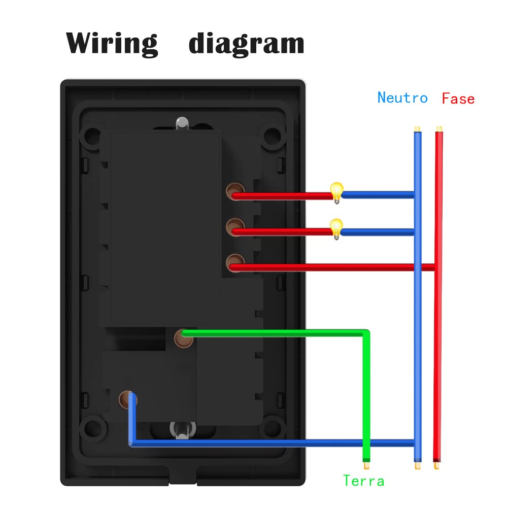 WiFi Smart Tuya Light Switch for Stairs Wall Socket American Plug Outlet Intelligent Glass Panel Remote Voice Control — view 4