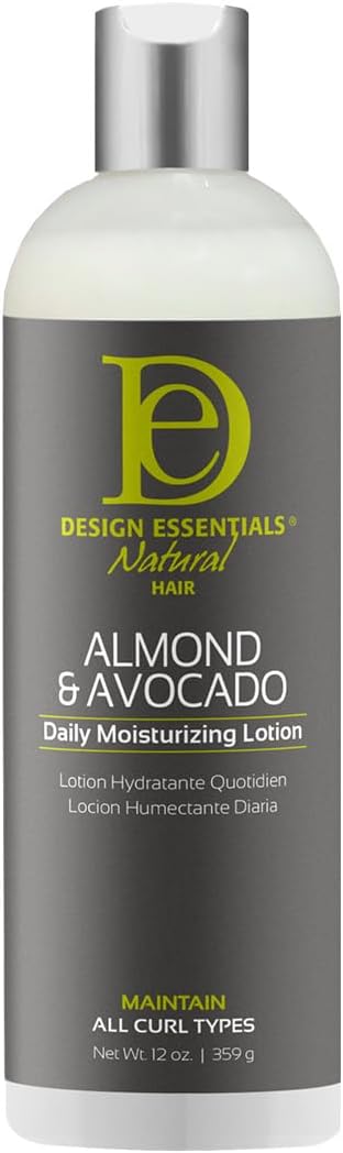 Almond & Avocado Daily Hair Moisturizing Lotion with Jojoba & Olive Oil, 12 Ounce