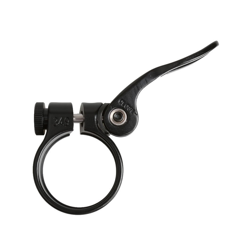 Lista Quick Release Bicycle Seat Post Clamp, Black Aluminum Binder Bolt, 34.9mm for Cycling Bikes-picture-19