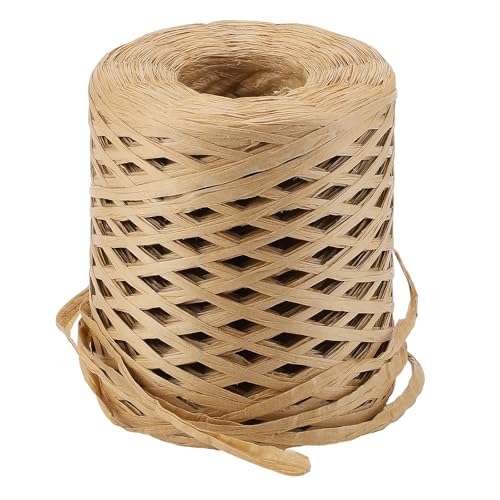 woric Raffia Ribbon 262 Yards (787 Feet) Raffia Yarn Craft Ribbon for Lei Crochet Crafts Packing Paper Twine Gift Wrapping Tags Wedding Invitations Decorations