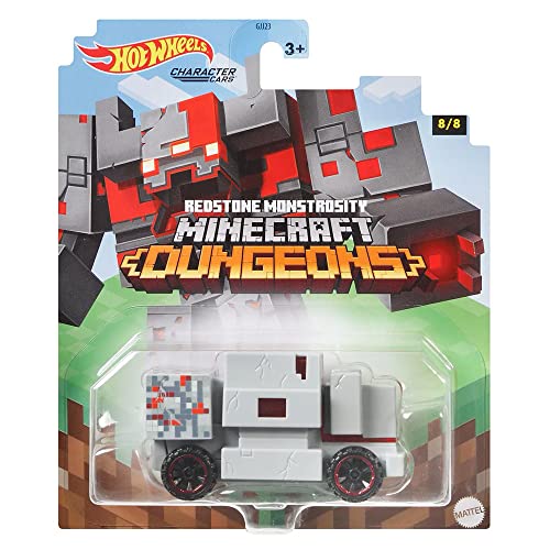 Hot Wheels Redstone Monstrosity Dungeons Character Cars miniatura 1
