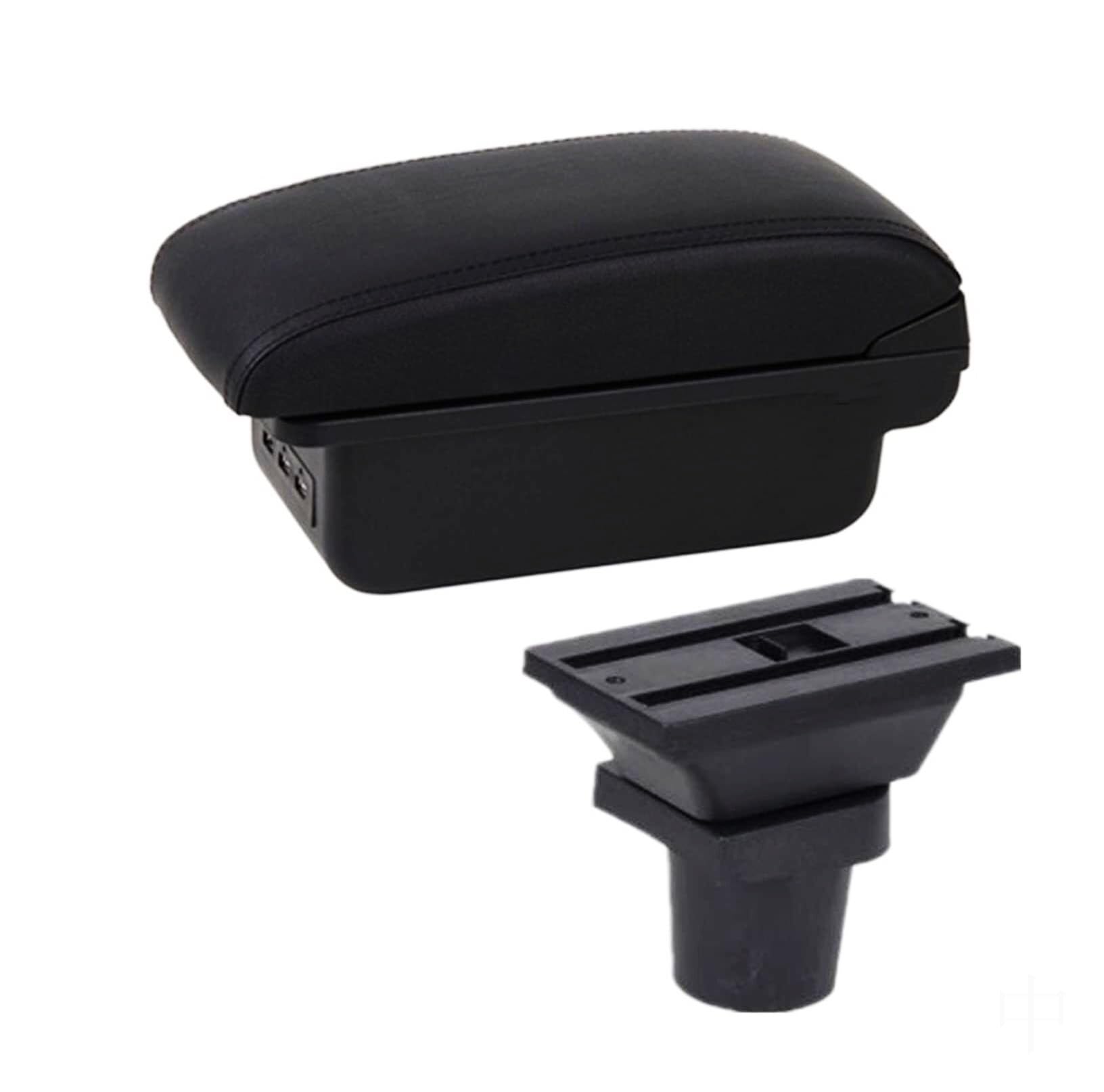 NVCPHGEDEK Car Armrest Storage Box For Mitsubishi For Colt Center Console Armrest Storage For Box with USB