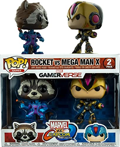 Funko 22784 Rocket Megaman Marvel Vs Capcom S1 Pop Vinyl, Multi