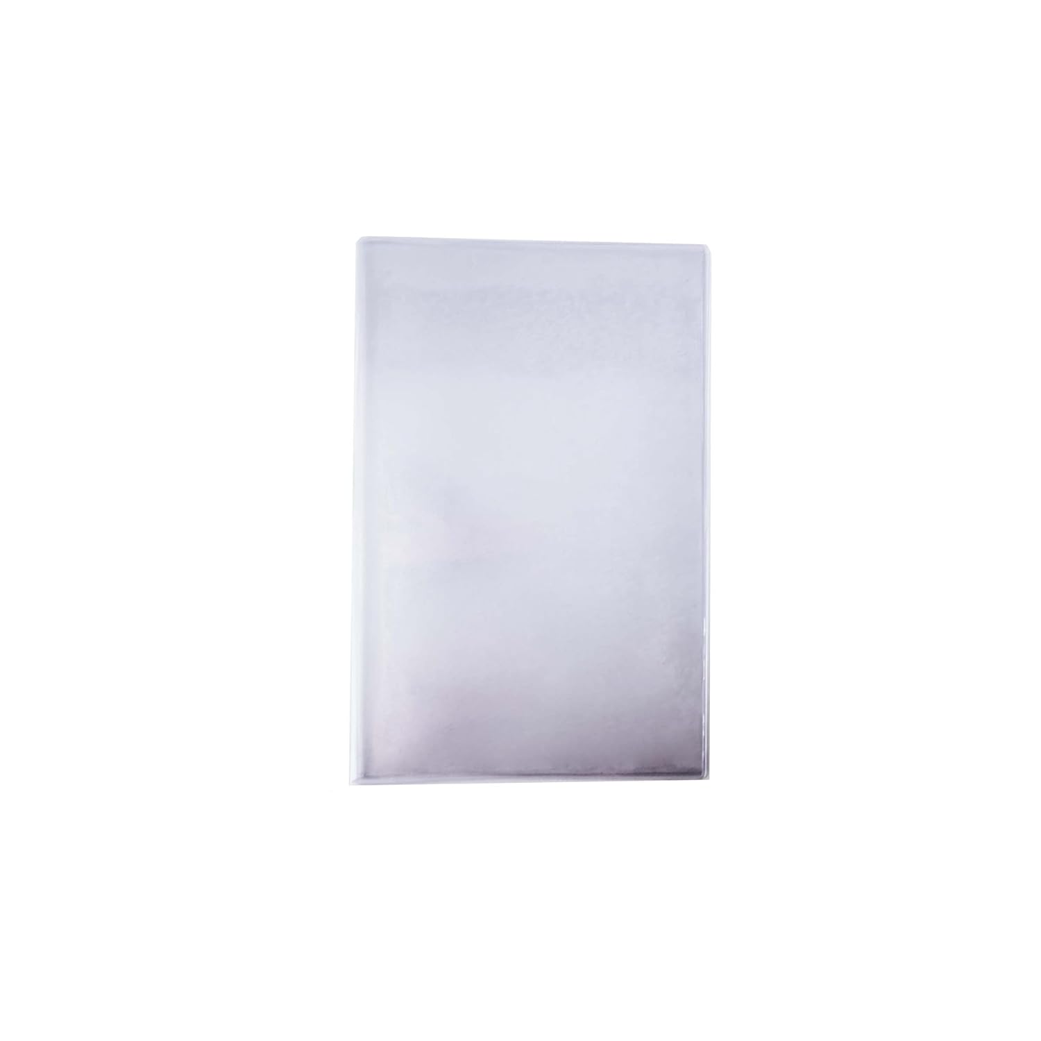 Risch Double-Sided All Clear Vinyl Menu Cover | Two-Sided 4 View Folding Menu Booklet | Slip in Side-Loading Cover | Wipeable, Reusable | 5.5” x 8.5” | Pack of 24