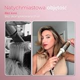 Szczotka Termiczna TYMO Stylux, Szczotka Lokowa 43 mm do Tworzenia Naturalnych Loków, Jednoetapowy Grzebień Termiczny Zwiększający Objętość do Luźnych i Pełnych Objętości Włosów
