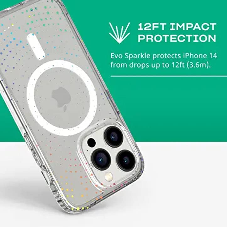 Coque iPhone 14 Pro Tech21 Evo Sparkle protégez votre écran et objectif avec MagSafe - 7